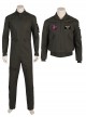 Movie Top Gun Maverick Captain Pete Mitchell Army Green Suit Halloween Cosplay Costume Set