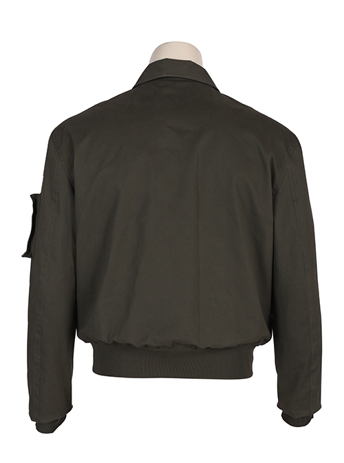Movie Top Gun Maverick Captain Pete Mitchell Army Green Suit Halloween Cosplay Costume Set