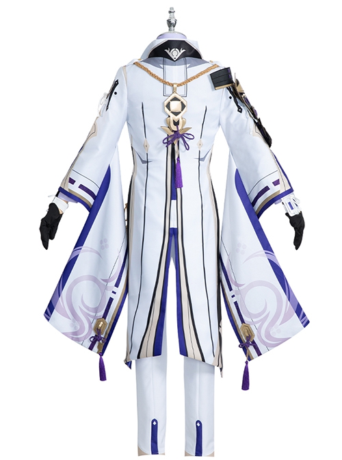 Game Genshin Impact Kamisato Ayato Second Version Halloween Cosplay Costume Full Set