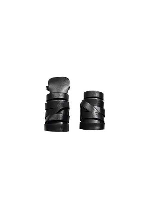 Movie Black Adam Teth-Adam Battle Suit Halloween Cosplay Accessories Black Handguards
