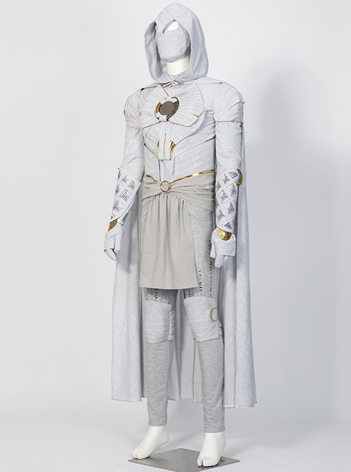 TV Drama Moon Knight Marc Spector Battle Suit Halloween Cosplay Accessories Shoulder Guards And Cloak