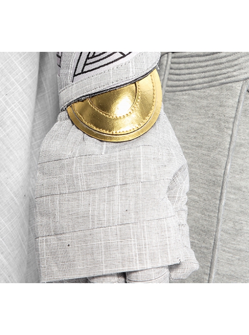 TV Drama Moon Knight Marc Spector Battle Suit Halloween Cosplay Accessories Gray Gloves