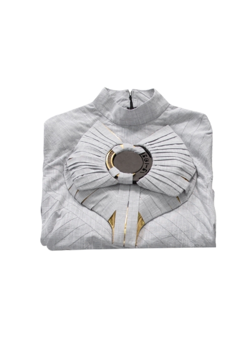 TV Drama Moon Knight Marc Spector Battle Suit Halloween Cosplay Costume Gray Top