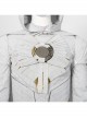 TV Drama Moon Knight Marc Spector Battle Suit Halloween Cosplay Costume Gray Top