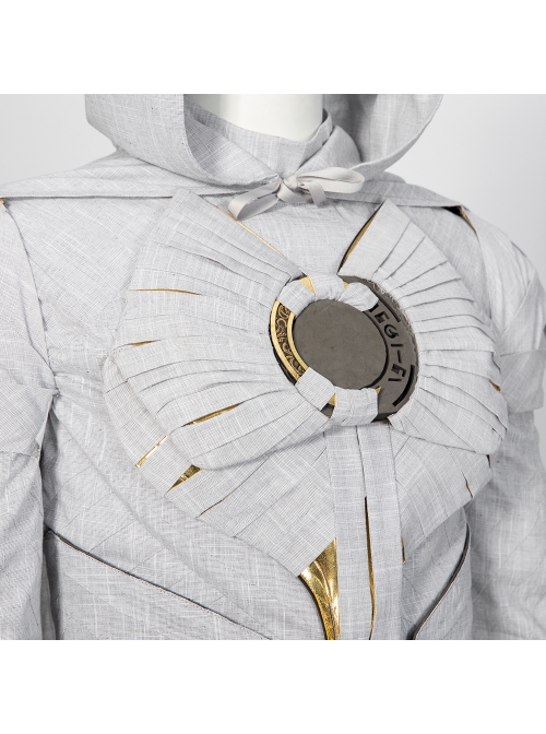 TV Drama Moon Knight Marc Spector Battle Suit Halloween Cosplay Costume Gray Top