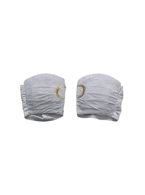 TV Drama Moon Knight Marc Spector Battle Suit Halloween Cosplay Accessories Knee Guards