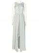 Game Elden Ring The Snow Witch Ranni Halloween Cosplay Costume Gray Sleeveless Dress
