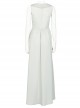 Game Elden Ring The Snow Witch Ranni Halloween Cosplay Costume Gray Sleeveless Dress