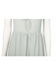 Game Elden Ring The Snow Witch Ranni Halloween Cosplay Costume Gray Sleeveless Dress