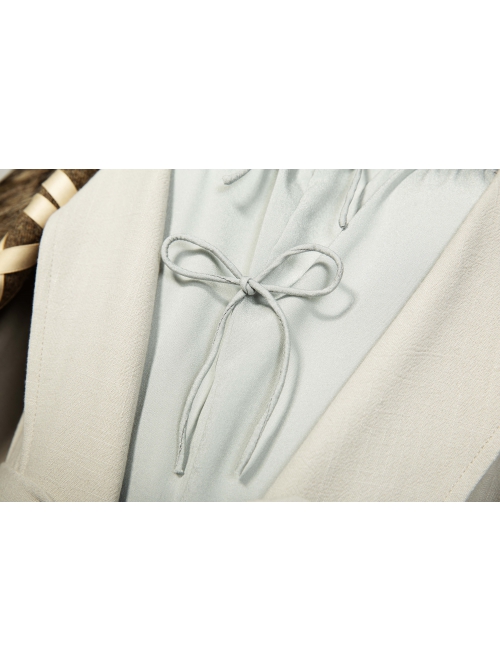 Game Elden Ring The Snow Witch Ranni Halloween Cosplay Costume Gray Outer Long Dress