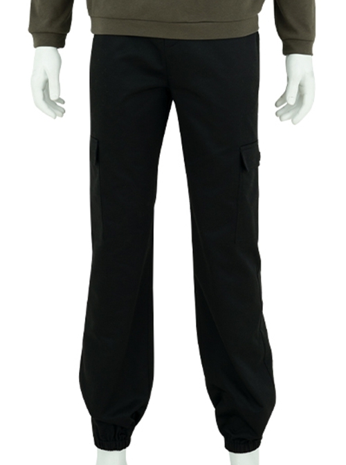The Batman 2022 Riddler Edward Nygma Halloween Cosplay Costume Black Trousers