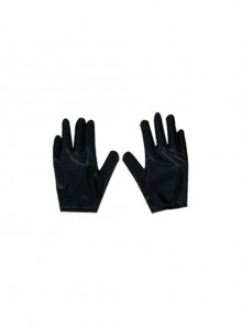 The Batman 2022 Riddler Edward Nygma Halloween Cosplay Accessories Black Gloves