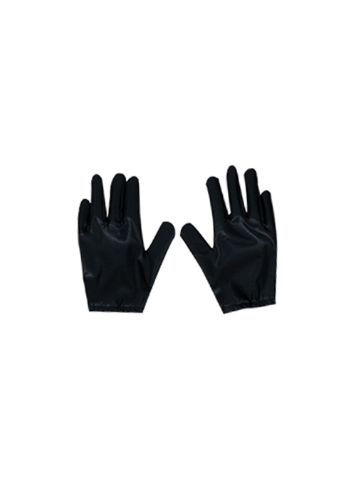 The Batman 2022 Riddler Edward Nygma Halloween Cosplay Accessories Black Gloves