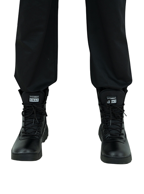 The Batman 2022 Riddler Edward Nygma Halloween Cosplay Accessories Black Boots
