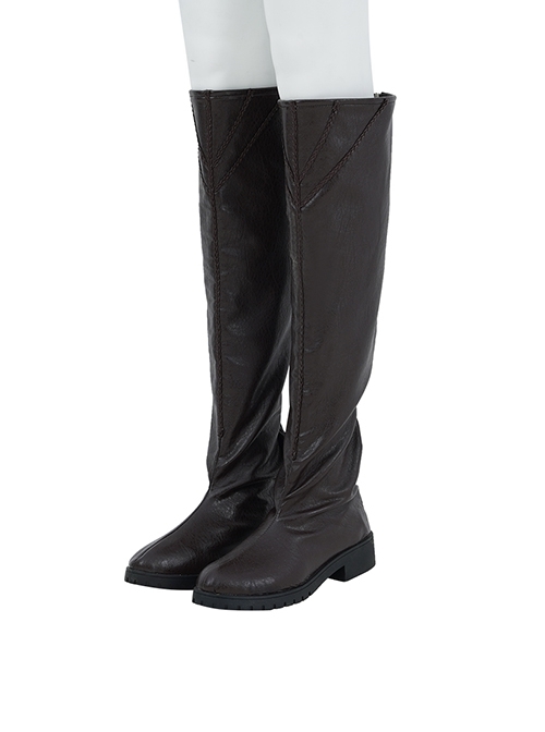 Game Elden Ring Melina Halloween Cosplay Accessories Black Boots
