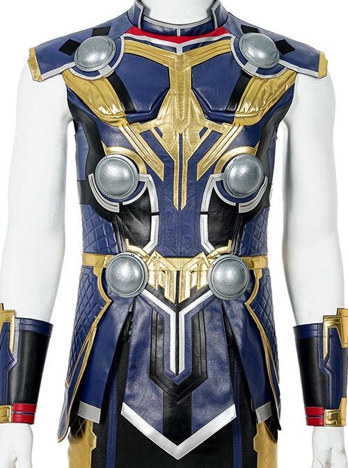 Thor Love And Thunder Thor Battle Suit Halloween Cosplay Costume Vest Top