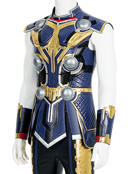 Thor Love And Thunder Thor Battle Suit Halloween Cosplay Costume Vest Top