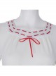 Animated Movie Encanto Luisa Halloween Cosplay Costume White Short Sleeve Top