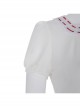 Animated Movie Encanto Luisa Halloween Cosplay Costume White Short Sleeve Top