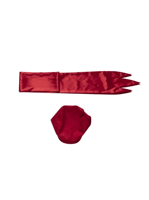 Game Pokemon Legends Arceus Rei Halloween Cosplay Accessories Red Hat And Scarf