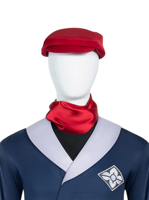 Game Pokemon Legends Arceus Rei Halloween Cosplay Accessories Red Hat And Scarf
