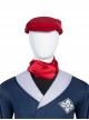 Game Pokemon Legends Arceus Rei Halloween Cosplay Accessories Red Hat And Scarf