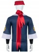 Game Pokemon Legends Arceus Rei Halloween Cosplay Accessories Red Hat And Scarf