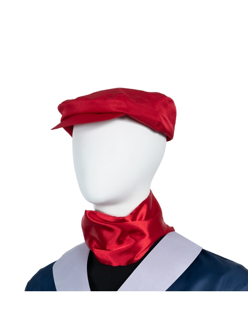 Game Pokemon Legends Arceus Rei Halloween Cosplay Accessories Red Hat And Scarf