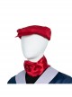 Game Pokemon Legends Arceus Rei Halloween Cosplay Accessories Red Hat And Scarf