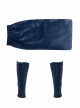 Game Pokemon Legends Arceus Rei Halloween Cosplay Costume Blue Pants And Leg Wrappings
