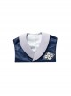 Game Pokemon Legends Arceus Akari Halloween Cosplay Costume Blue Outerwear