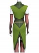 The Legend Of Vox Machina Keyleth Halloween Cosplay Costume Green Sleeveless Dress