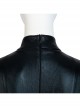 DC Comics Black Canary Halloween Cosplay Costume Black One-Piece Swimsuit