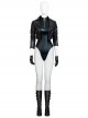 DC Comics Black Canary Halloween Cosplay Costume Black One-Piece Swimsuit