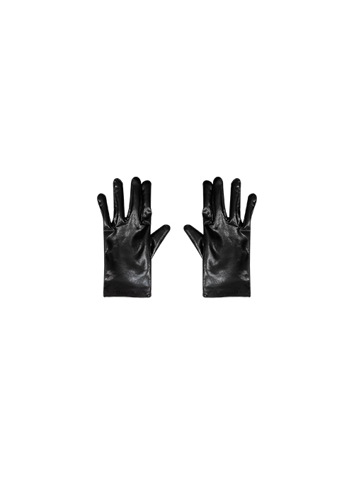 DC Comics Black Canary Halloween Cosplay Accessories Black Gloves