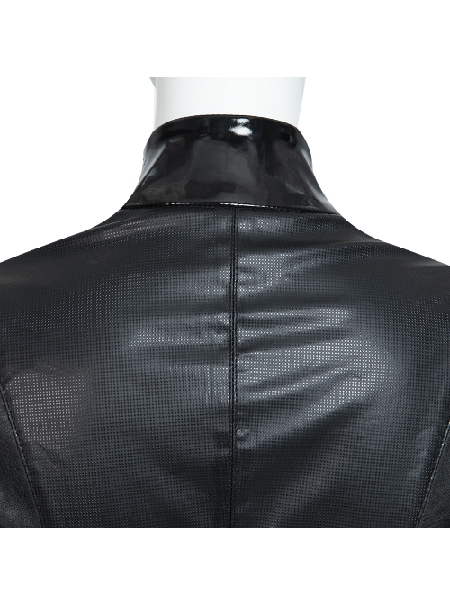 The Batman 2022 Catwoman Selina Kyle Black Battle Suit Halloween Cosplay Costume Black Bodysuit