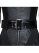 The Batman 2022 Catwoman Selina Kyle Black Battle Suit Halloween Cosplay Accessories Black Belt