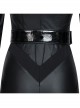 The Batman 2022 Catwoman Selina Kyle Black Battle Suit Halloween Cosplay Accessories Black Belt