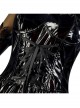 Comics Death Note Misa Amane Halloween Cosplay Costume Black Gothic Leather Dress Full Set