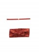 Anime Movie Encanto Dolores Madrigal Halloween Cosplay Accessories Red Headwear And Necklace