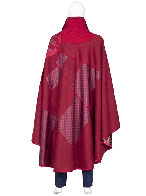 Doctor Strange In The Multiverse Of Madness Stephen Strange Halloween Cosplay Costume Red Cloak