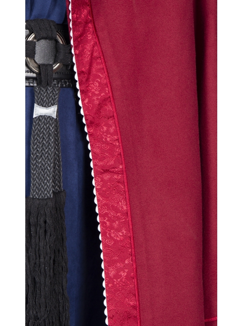 Doctor Strange In The Multiverse Of Madness Stephen Strange Halloween Cosplay Costume Red Cloak