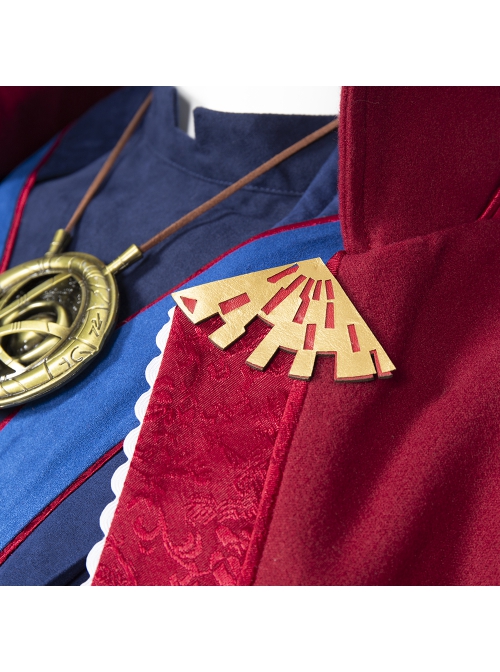 Doctor Strange In The Multiverse Of Madness Stephen Strange Halloween Cosplay Costume Red Cloak