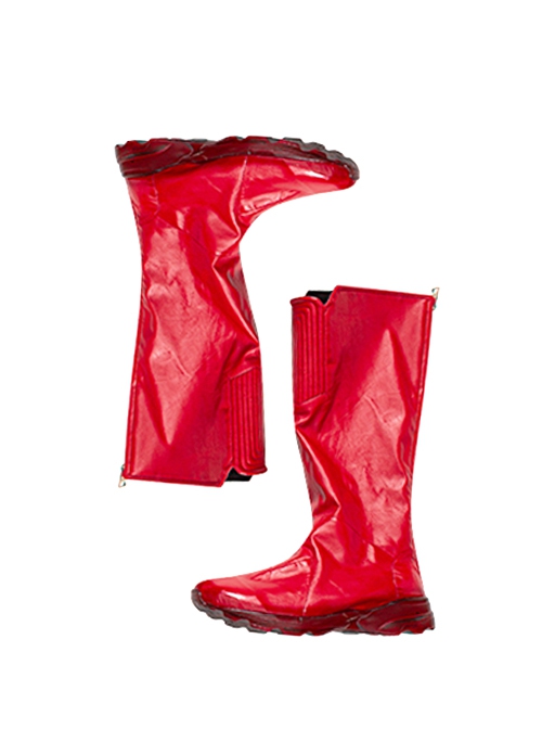 The Flash Season 8 Reverse-Flash Second Version Halloween Cosplay Accessories Red Boots