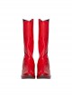 The Flash Season 8 Reverse-Flash Second Version Halloween Cosplay Accessories Red Boots