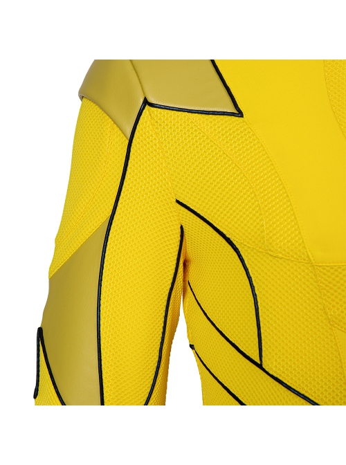The Flash Season 8 Reverse-Flash Second Version Halloween Cosplay Costume Yellow Bodysuit
