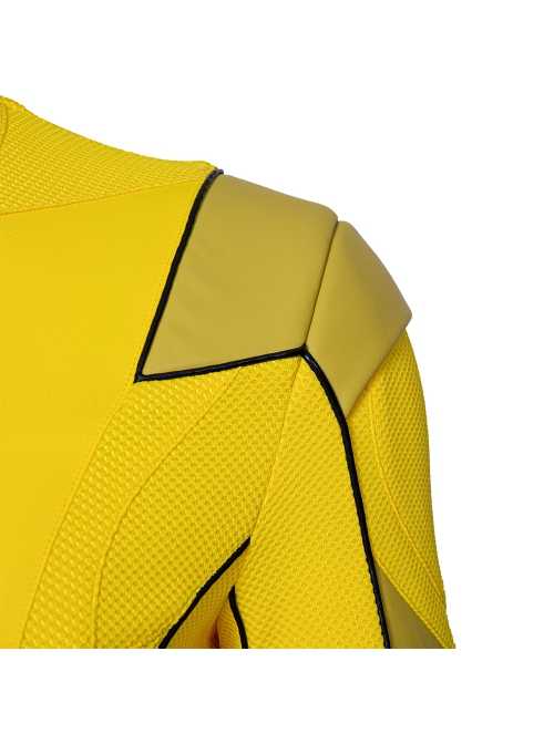 The Flash Season 8 Reverse-Flash Second Version Halloween Cosplay Costume Yellow Bodysuit
