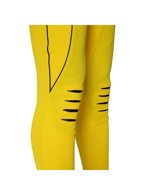 The Flash Season 8 Reverse-Flash Second Version Halloween Cosplay Costume Yellow Bodysuit