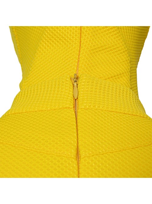 The Flash Season 8 Reverse-Flash Second Version Halloween Cosplay Accessories Yellow Headcover