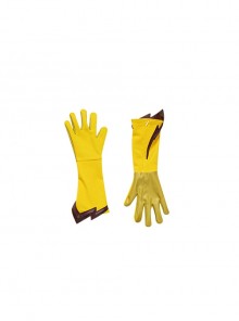 The Flash Season 8 Reverse-Flash Second Version Halloween Cosplay Accessories Yellow Gloves